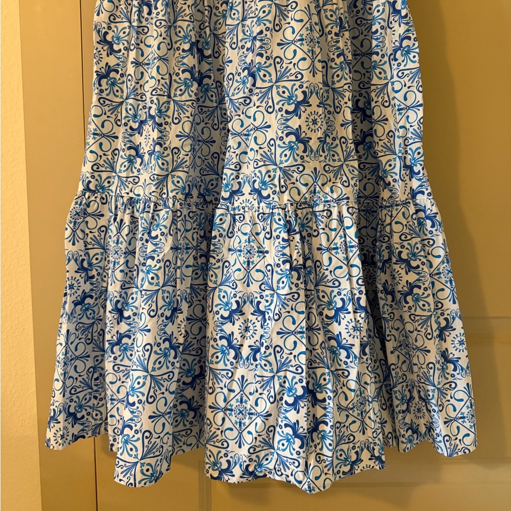 Hill House Camila Tiered Mosaic Skirt - Size S - Picture 4 of 7